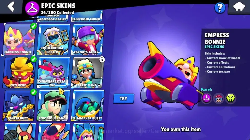 Brawl Stars Accounts 49561 Trophy|90 Brawlers 15 Max Lvl|UL Kaze|18 Pre image 20