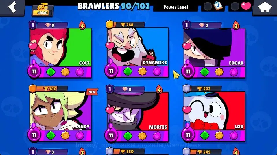 Brawl Stars Accounts 49561 Trophy|90 Brawlers 15 Max Lvl|UL Kaze|18 Pre image 5