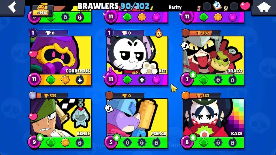 Brawl Stars Accounts 49561 Trophy|90 Brawlers 15 Max Lvl|UL Kaze|18 Pre image 8
