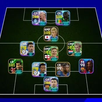eFootball Accounts Others Android|Power 3152|6 Show Time Erling Haaland,Joan Garcia,Nicolas Jackson|6 Epic Honda