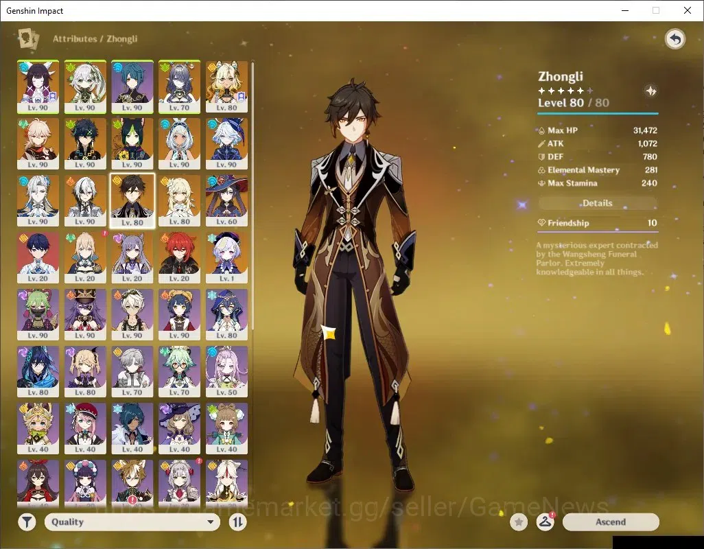 Genshin Impact Accounts ASIA |AR 58 |Prem tim [Neuvil,Arle,Lauma] |12 Limi image 13