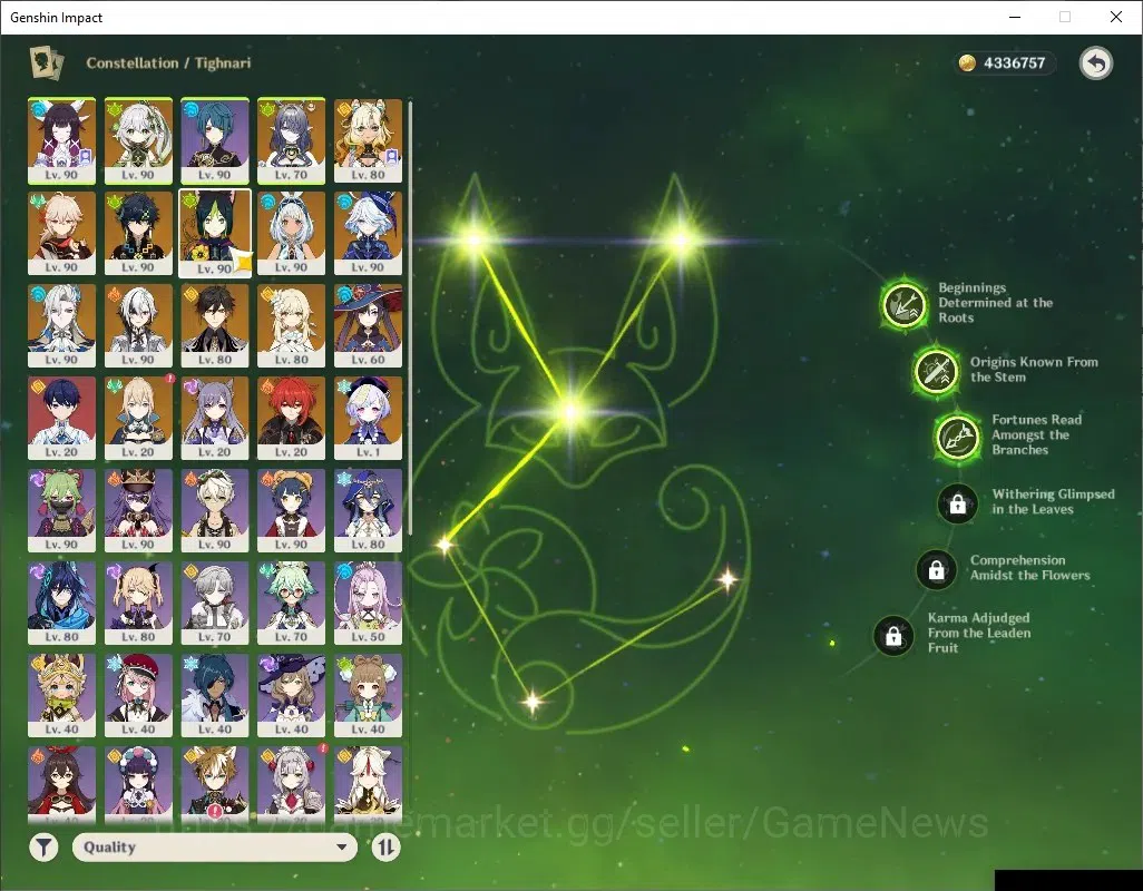 Genshin Impact Accounts ASIA |AR 58 |Prem tim [Neuvil,Arle,Lauma] |12 Limi image 16
