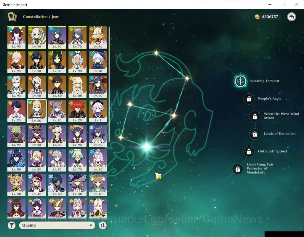 Genshin Impact Accounts ASIA |AR 58 |Prem tim [Neuvil,Arle,Lauma] |12 Limi image 18