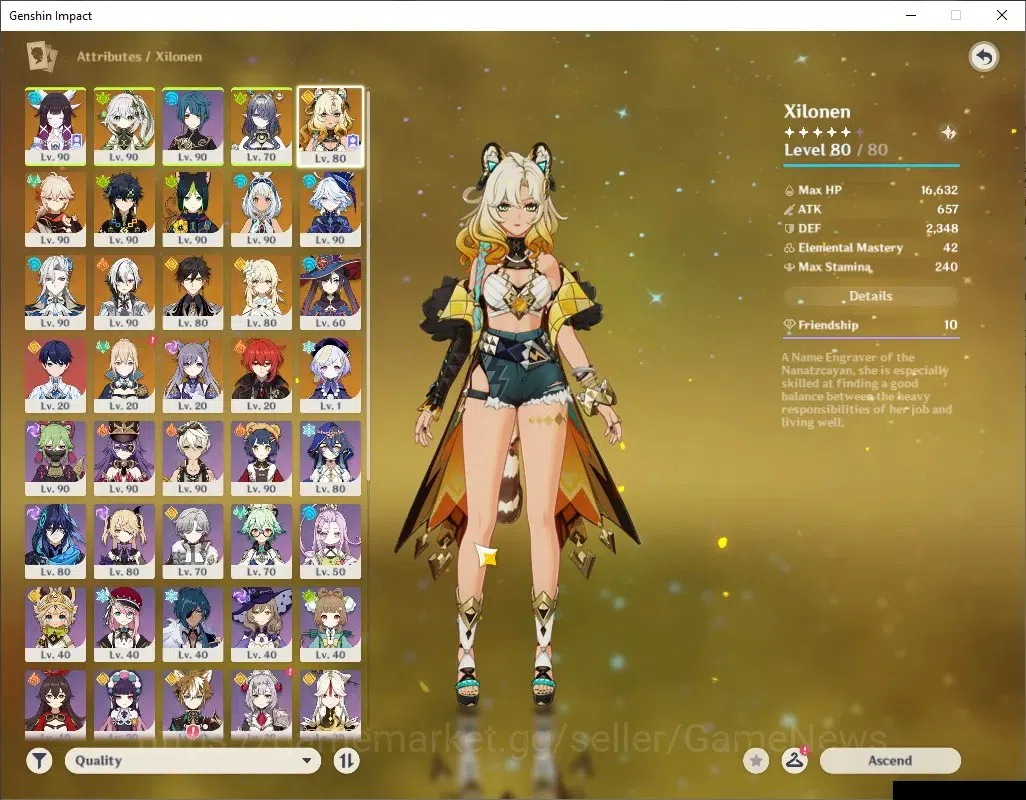 Genshin Impact Accounts ASIA |AR 58 |Prem tim [Neuvil,Arle,Lauma] |12 Limi image 6