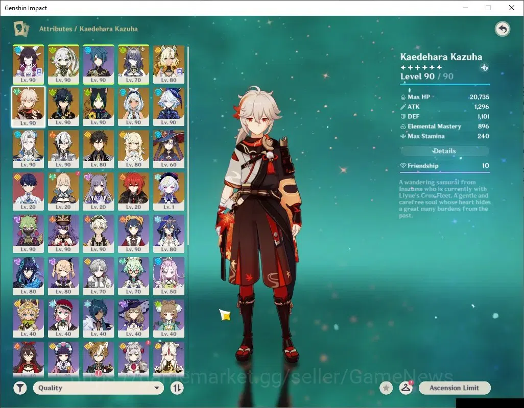Genshin Impact Accounts ASIA |AR 58 |Prem tim [Neuvil,Arle,Lauma] |12 Limi image 7
