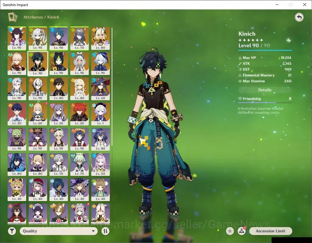 Genshin Impact Accounts ASIA |AR 58 |Prem tim [Neuvil,Arle,Lauma] |12 Limi image 8