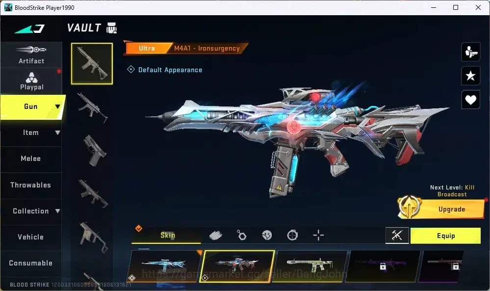 Blood Strike Accounts ASIA | 1 ETERNAL: Desert Eagle-Scorpius | 2 TR GUN image 3