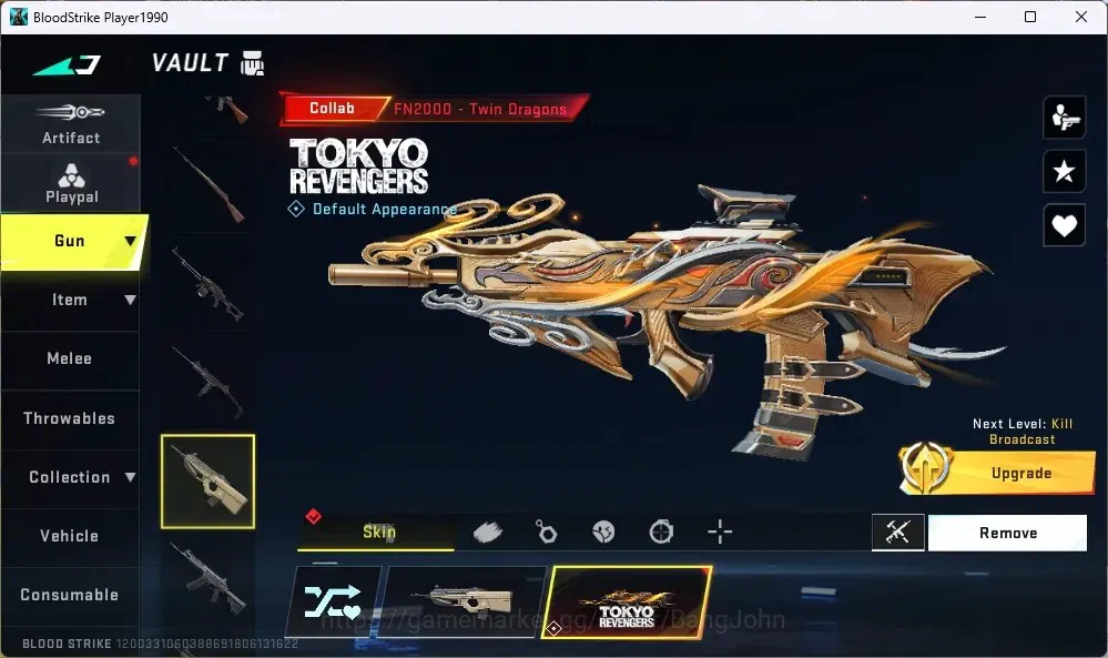 Blood Strike Accounts ASIA | 1 ETERNAL: Desert Eagle-Scorpius | 2 TR GUN image 6