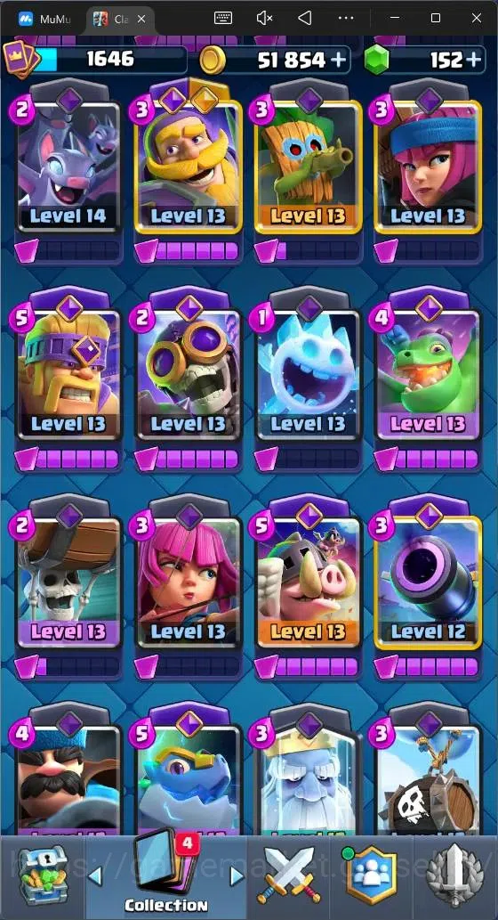 Clash Royale Accounts Mobile|CL 1646|KTL 15|11087 Trophy|3 Max|5 Hero|17 image 11
