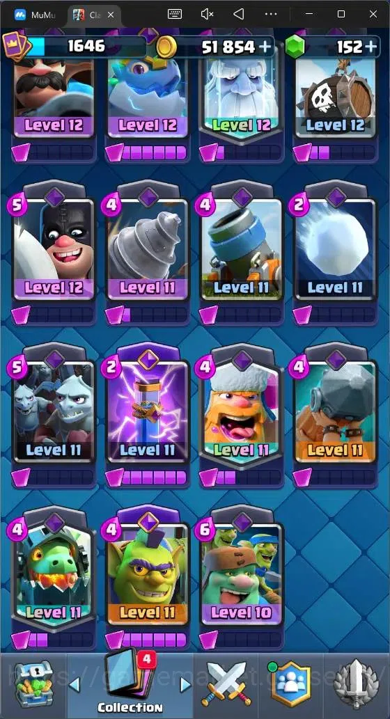 Clash Royale Accounts Mobile|CL 1646|KTL 15|11087 Trophy|3 Max|5 Hero|17 image 12