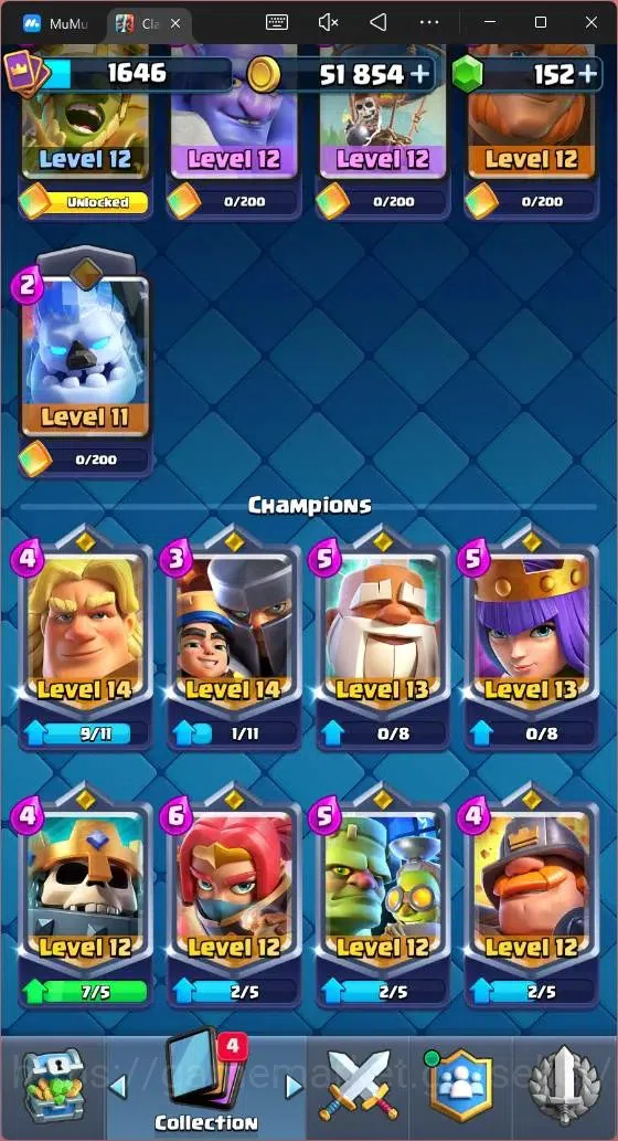 Clash Royale Accounts Mobile|CL 1646|KTL 15|11087 Trophy|3 Max|5 Hero|17 image 14