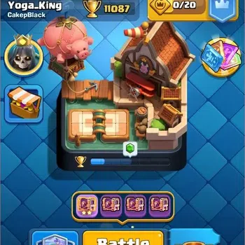 Clash Royale High-End Mobile|CL 1646|KTL 15|11087 Trophy|3 Max|5 Hero|17 image 1