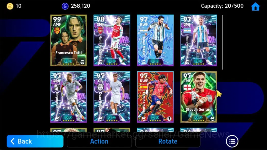 eFootball Accounts Android|Epic Francesco Totti,Oliver Kahn,Frank Rij image 12