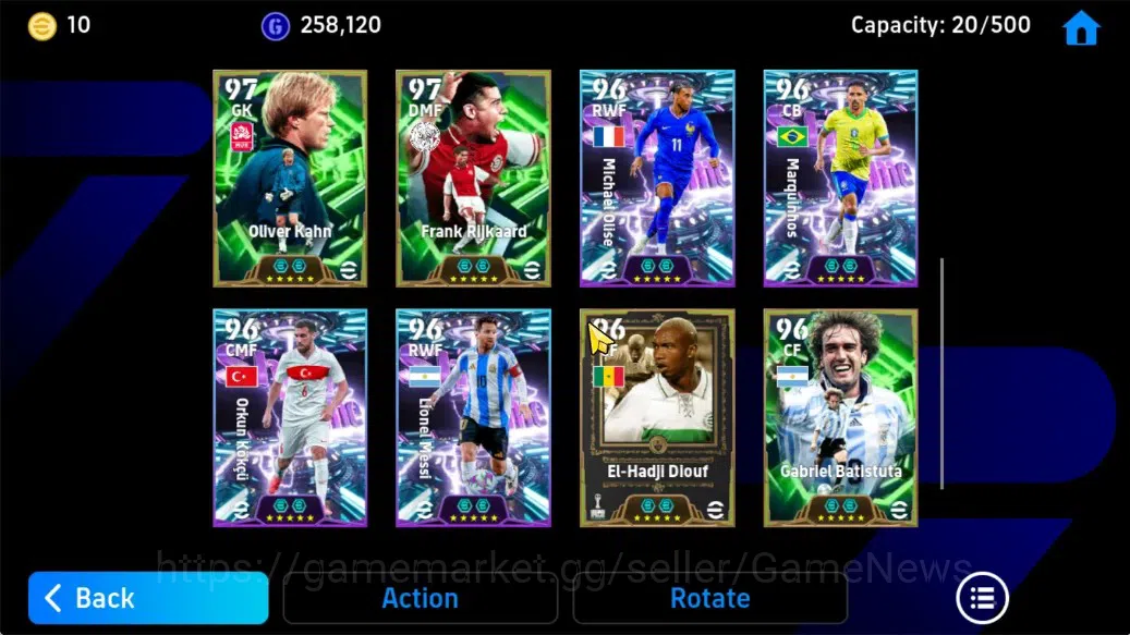 eFootball Accounts Android|Epic Francesco Totti,Oliver Kahn,Frank Rij image 13