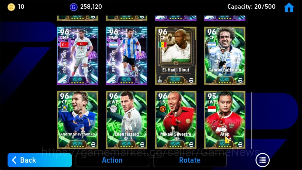 eFootball Accounts Android|Epic Francesco Totti,Oliver Kahn,Frank Rij image 14