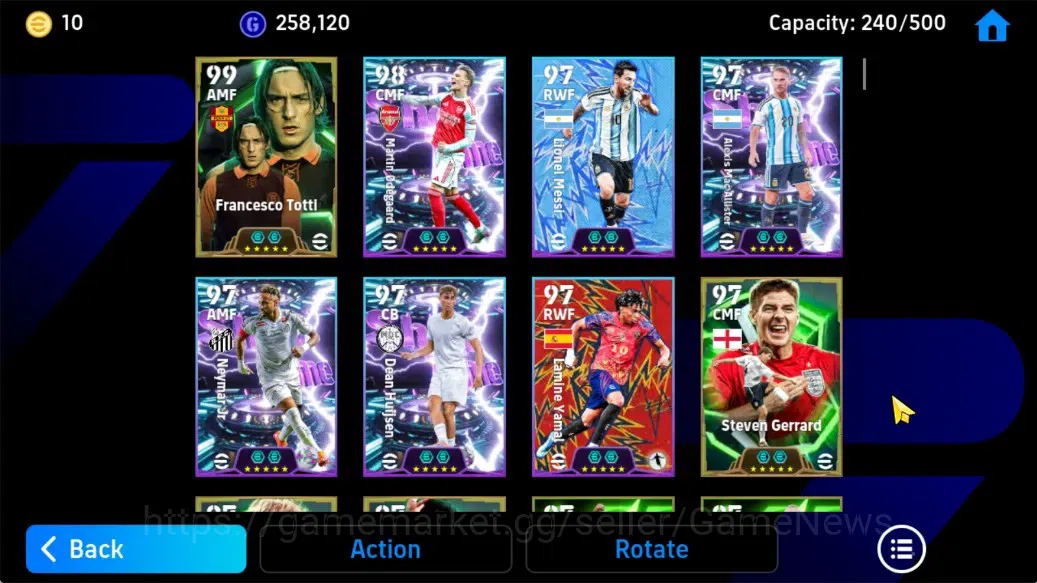 eFootball Accounts Android|Epic Francesco Totti,Oliver Kahn,Frank Rij image 8