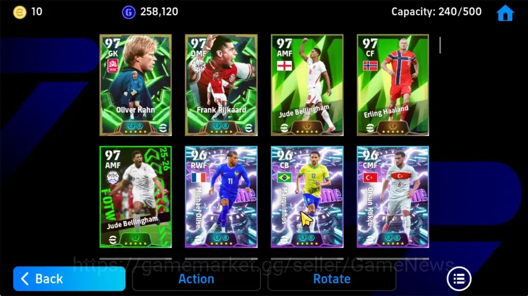 eFootball Accounts Android|Epic Francesco Totti,Oliver Kahn,Frank Rij image 9