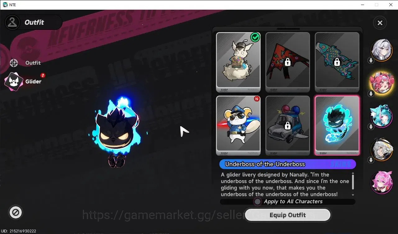 Neverness to Everness Accounts Global NA |HL 3| 2 SSR Nanally+Skin, Hathor +1 S-C image 4