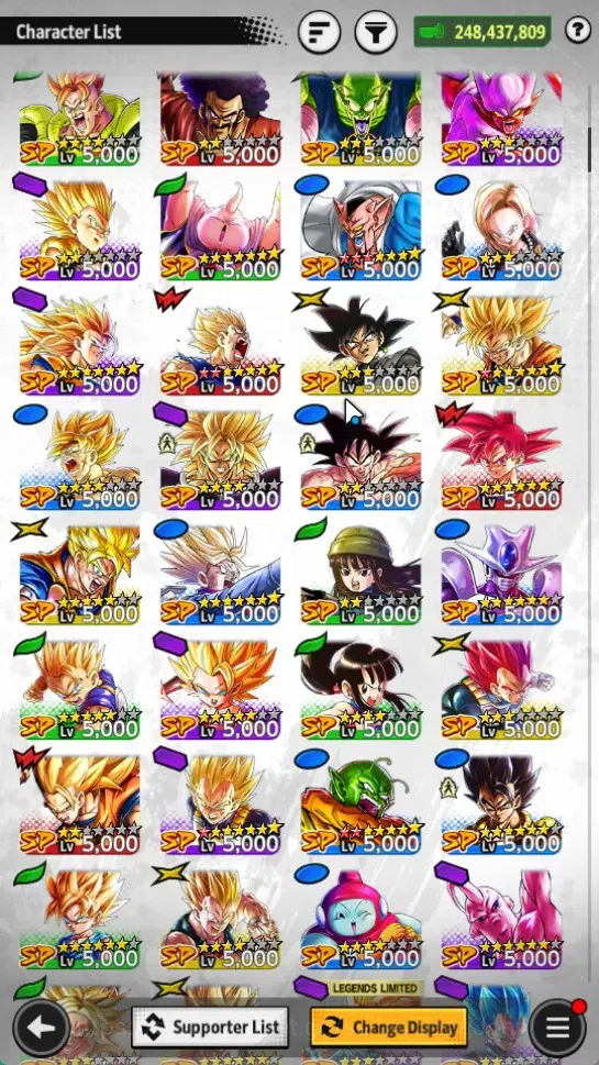 Dragon Ball Legends Accounts Global | Lvl 168| 248M Total Power| 7.9K CC| 3 UL| image 8