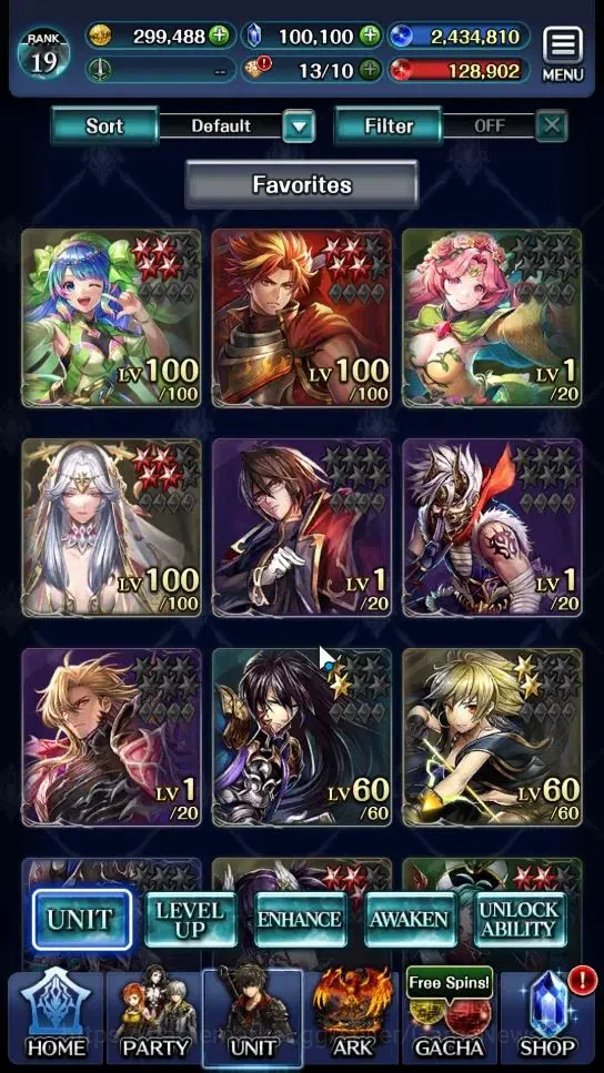 Last Cloudia Accounts Mid‑Game GLOBAL|Rank 19|100k Crystal|Collab Brave Frontier (G Tilith,FG Vargas)+(G Lilaha,A 1
