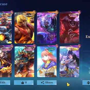 Mobile Legends: Bang Bang Accounts Collector Skin 364|High Immo 121|Street Chou,11.11 Haya,CC Yi Sun Shin,Clouds