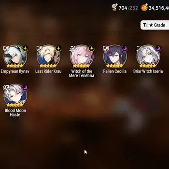 Epic Seven Accounts High-End Global UnVerif|9 ML(WotM Tenebria,BW Iseria,Renoa,Fallen Cecilia etc)+Estelle,Vildred,A