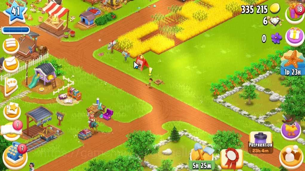 Hay Day Accounts Level 41 | Barn Storage 1100 + Silo Storage 625 | 335k Coins, 6 Diamonds |CN ON|Log Supercell ID|Take 3