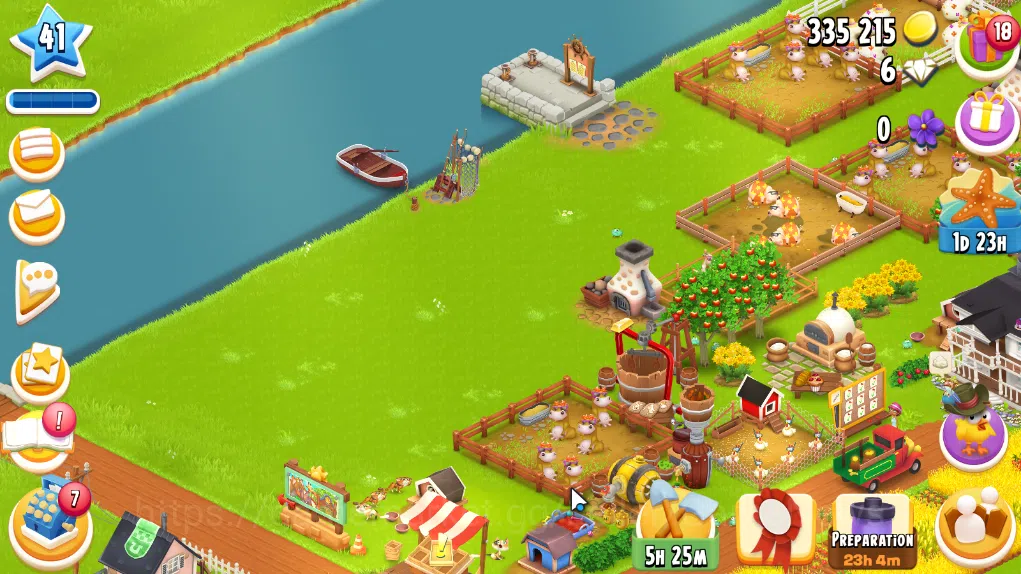 Hay Day Accounts Level 41 | Barn Storage 1100 + Silo Storage 625 | 335k Coins, 6 Diamonds |CN ON|Log Supercell ID|Take 4