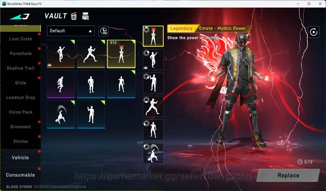 Blood Strike Accounts ASIA |LIMITED=BUTTERFLY KNIFE,AR97|COLLAB=QBZ95,KA image 2