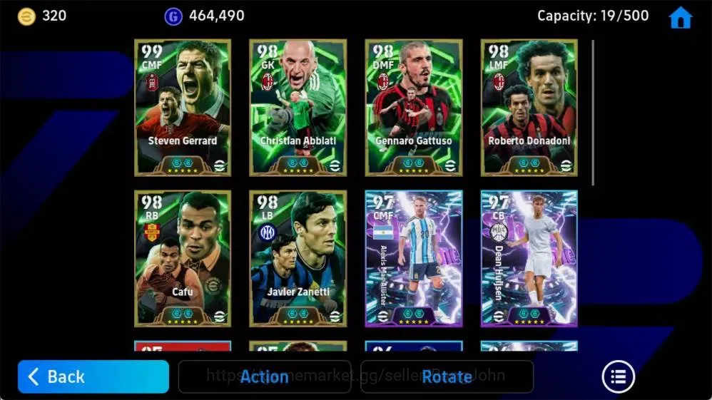 eFootball Accounts Mobile|PW 3174|Steven Gerrard Epic,Christian Abbia image 3