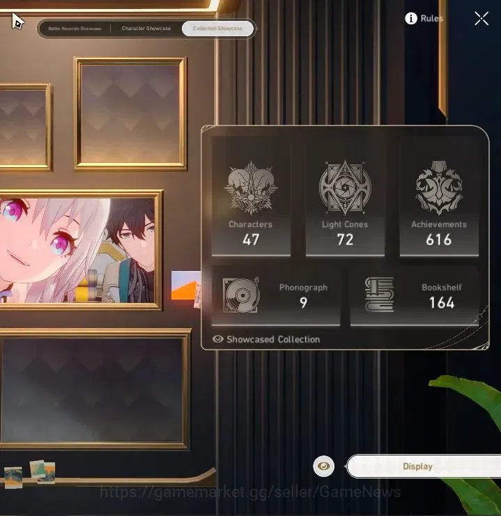 Honkai Star Rail Accounts Asia|TL 70|2,2K SJ+Selector B5|18 Limited|Casto+Si image 3