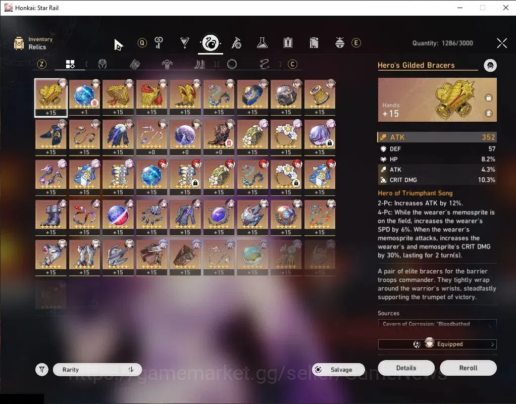 Honkai Star Rail Accounts Asia|TL 70|2,2K SJ+Selector B5|18 Limited|Casto+Si image 8