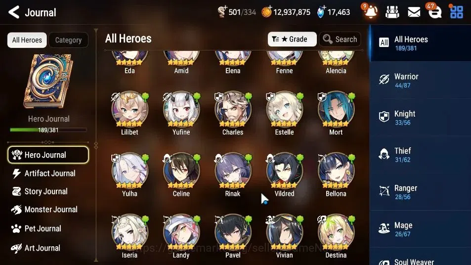 Epic Seven Accounts GLOBAL Unverif|New Era|21 ML(Rhianna&Luciela,Notos image 10