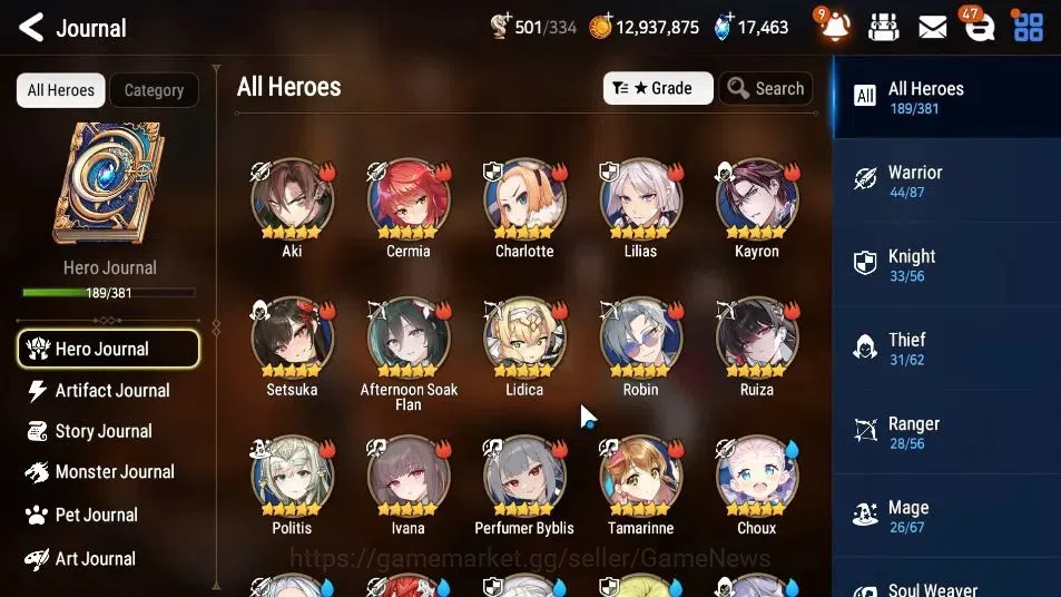 Epic Seven Accounts GLOBAL Unverif|New Era|21 ML(Rhianna&Luciela,Notos image 8