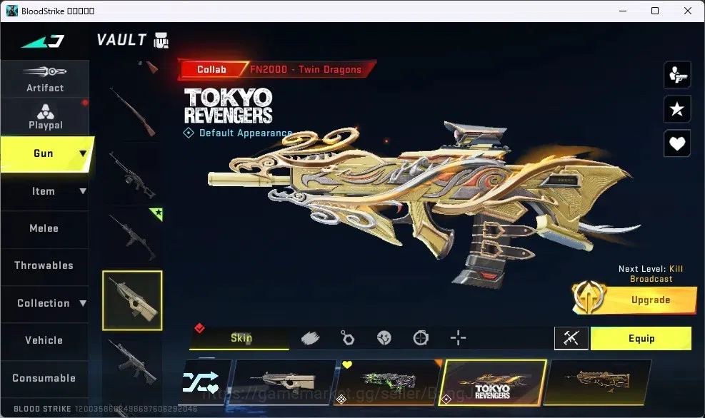 Blood Strike Accounts ASIA |ETERNAL: Uzi-Star Chaser|Collab Kraken Enzo| image 15