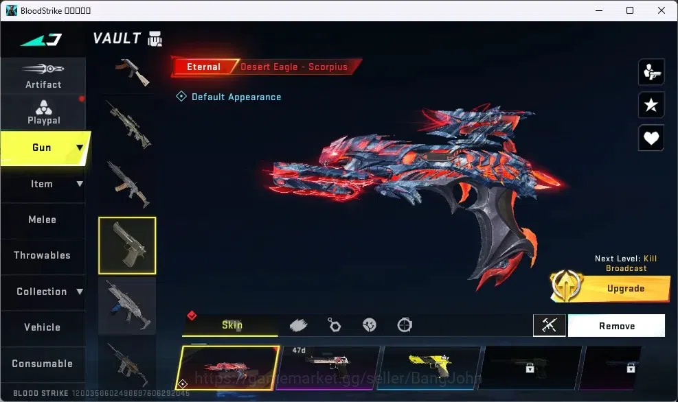 Blood Strike Accounts ASIA |ETERNAL: Uzi-Star Chaser|Collab Kraken Enzo| image 6