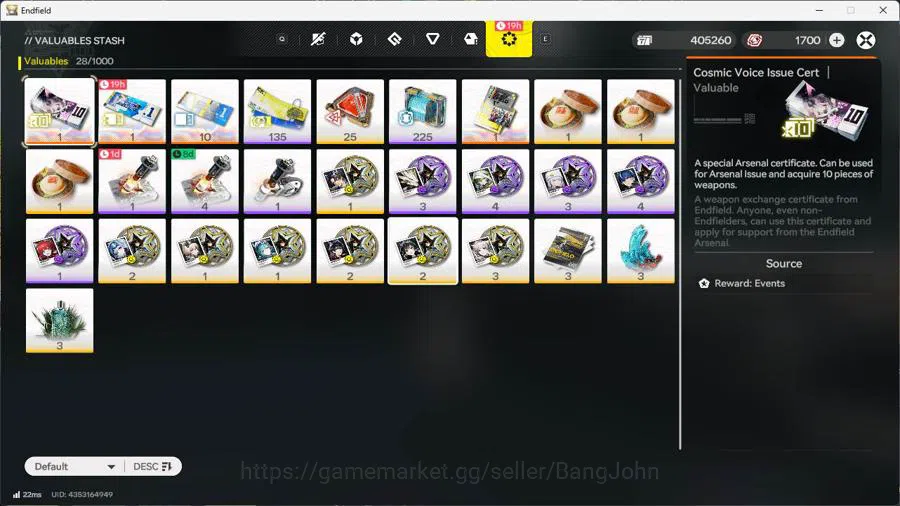 Arknights: Endfield Accounts ASIA | STARTER | Tangtang, Ardelia, WP 6s 2 check  image 13