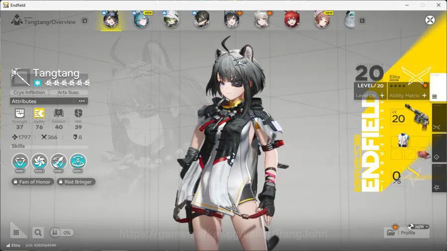 Arknights: Endfield Accounts ASIA | STARTER | Tangtang, Ardelia, WP 6s 2 check  image 6