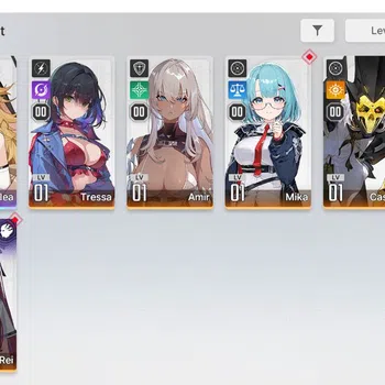 Chaos Zero Nightmare Accounts Global | Lv05 | Fresh Starter SSR + 1352 Crystal (Orlea + 8 SR) | Fresh Story |LogStove|Check
