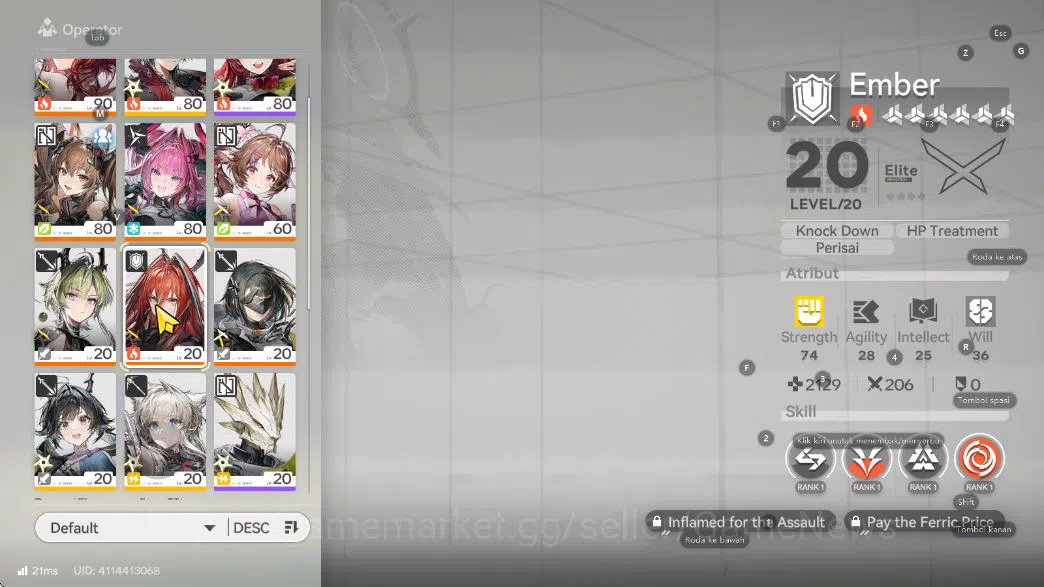 Arknights: Endfield Accounts Asia Lv53|6 SSR [(Laevatain,Ardelia,Ember,Gilberta image 7