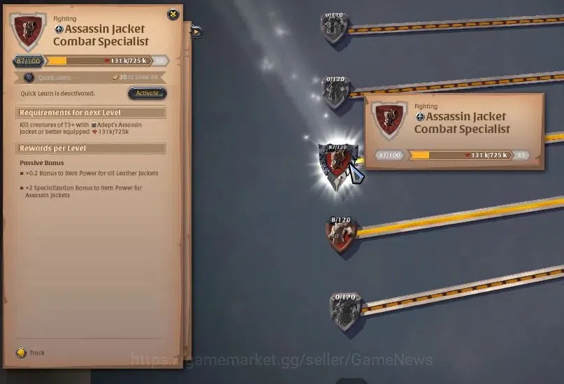 Albion Online Accounts ASIA | 6,44M Total Fame - 2,63M Silver | T8 Fisher image 4