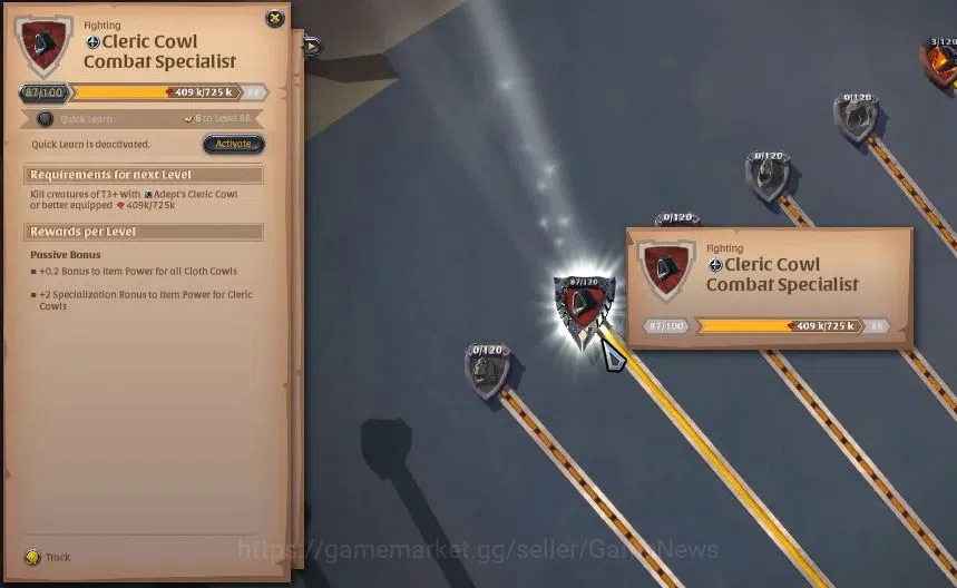 Albion Online Accounts ASIA | 6,44M Total Fame - 2,63M Silver | T8 Fisher image 7