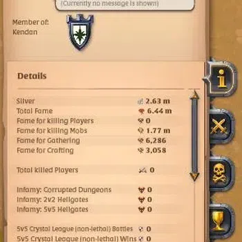 Albion Online Others ASIA | 6,44M Total Fame - 2,63M Silver | T8 Fisher image 1