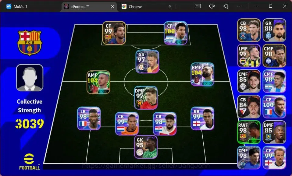 eFootball Accounts Android|PW 3039|Epic Thiago Alcantara|Showtime Tim image 2