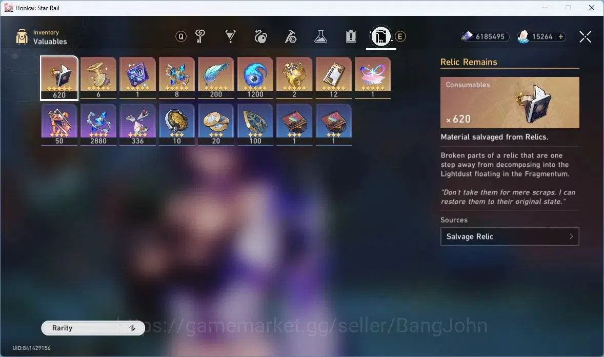 Honkai Star Rail Accounts ASIA | TL40 |Evanescia L60+Sign|Acheron L60|Dan He image 14