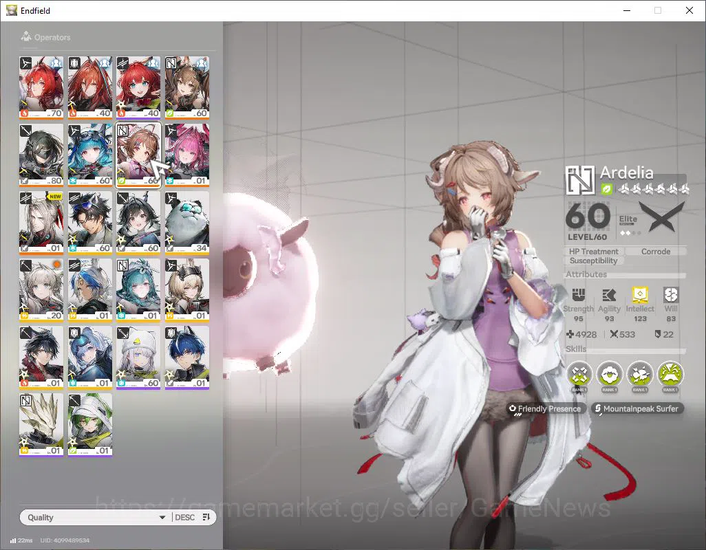 Arknights: Endfield Accounts ASIA|Lv 51|SSR 7(3Limit) [Laevatain,Gilberta,yvonn image 6