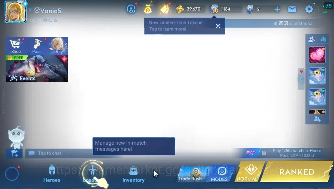 Honor of Kings Accounts Hero 27 Skin 17|Starter with Legend Skin(De Renjie image 1