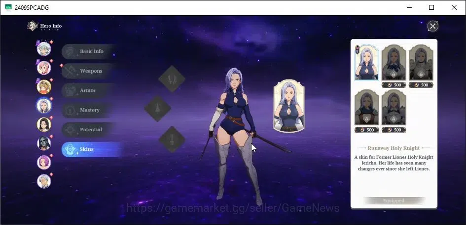 The Seven Deadly Sins: Origin Accounts SEA|Lv 2|Starter 3 SSR[Daisy,Jericho,Guila]|5 SR[T image 6