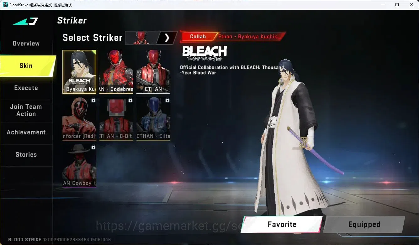 Blood Strike Accounts ASIA COLLAB=KAR98K,AK47,KAG-6,MCX,QBZ95|ULTRA=MCX| image 3