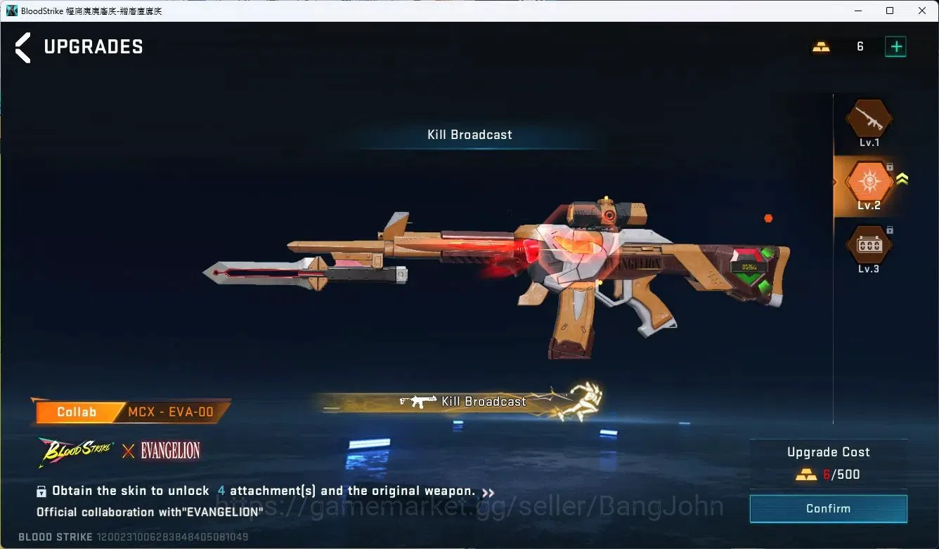 Blood Strike Accounts ASIA COLLAB=KAR98K,AK47,KAG-6,MCX,QBZ95|ULTRA=MCX| image 8